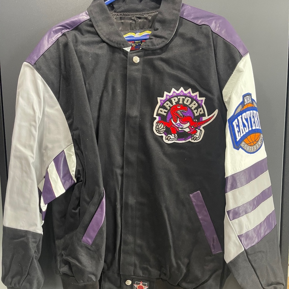 Vintage Toronto Raptors Jeff Hamilton NBA basketball varsity jacket